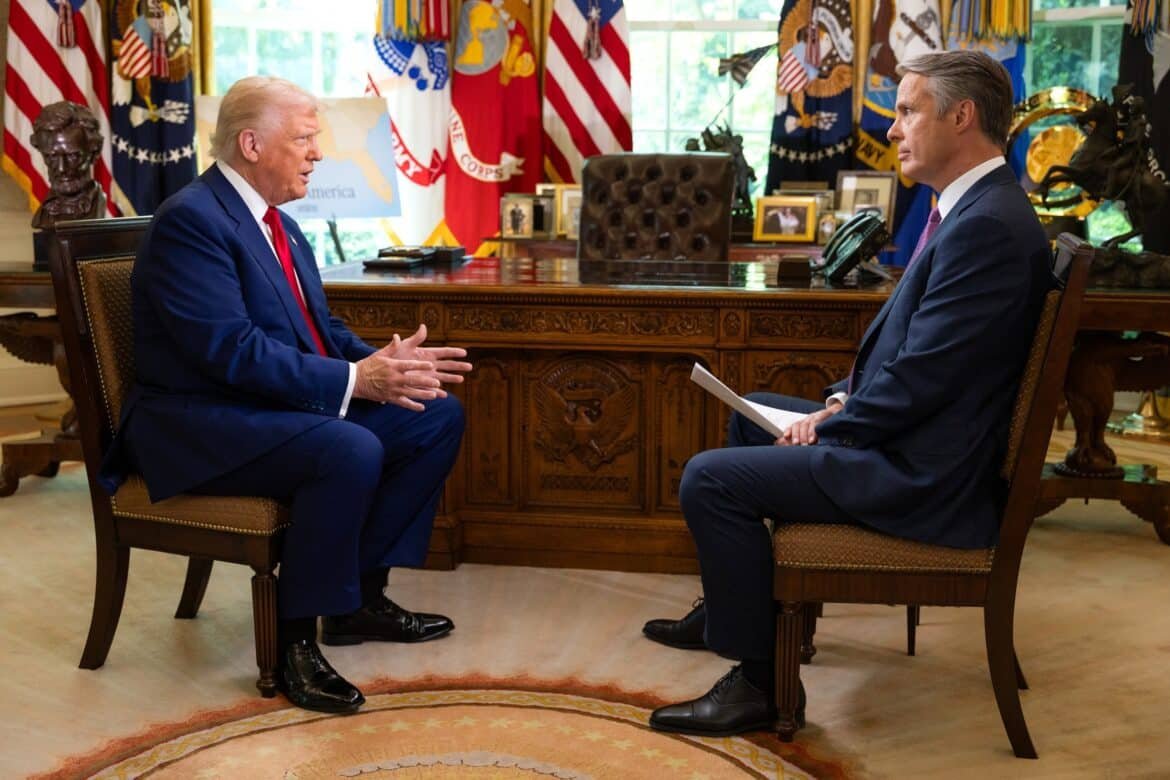 Trump analyzes the first 100 days of historical presidency in Trump analyzes the first 100 days of historical presidency in ABC's exclusive interview