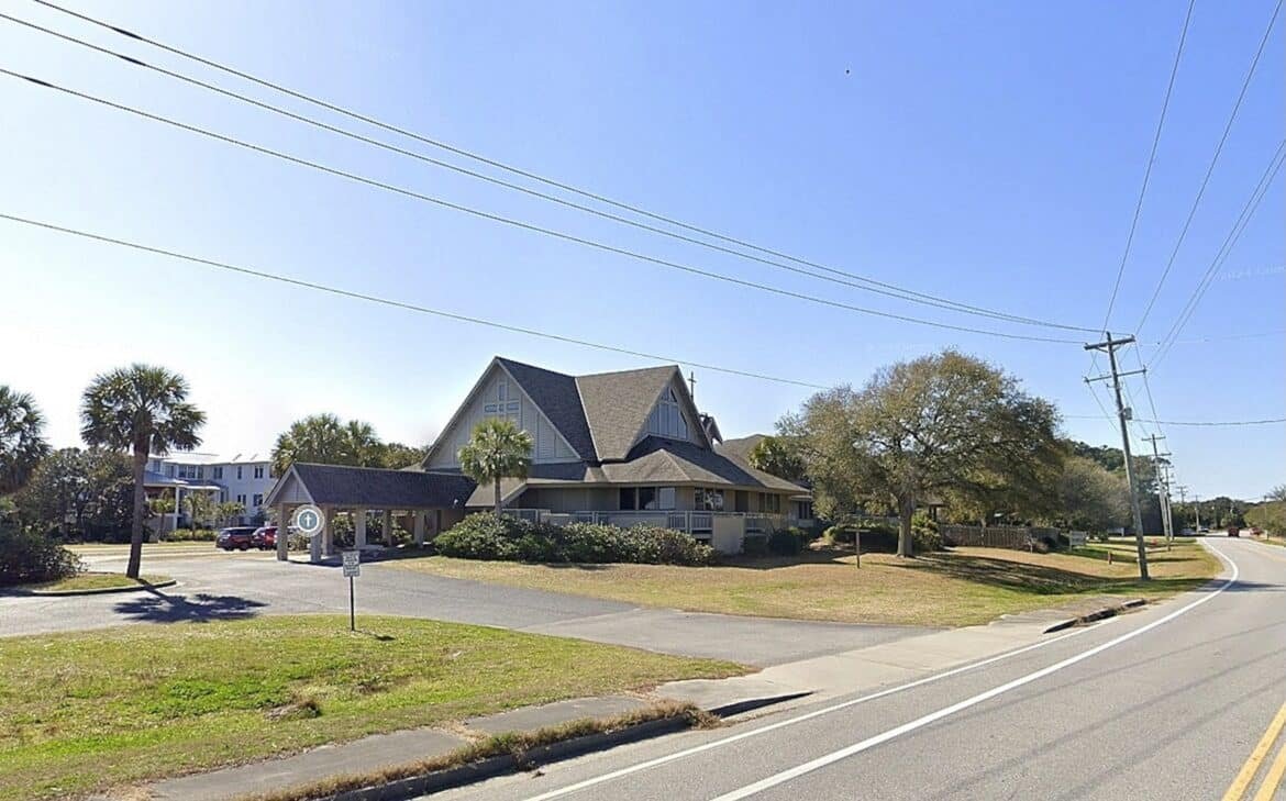 2 children, 1 adult hit by a car outside the preschool of the church on the island of Sullivan, South Carolina

