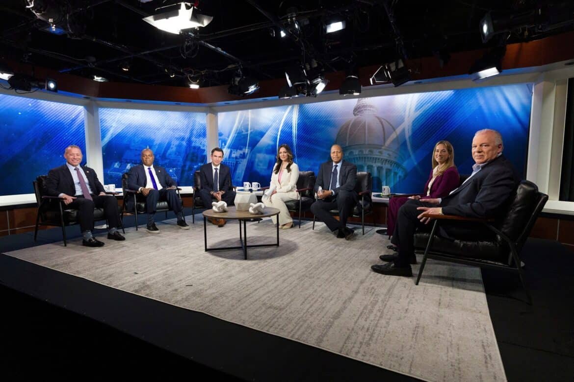 Photo: Primary Democratic Governor of New Jersey, May 12, 2025, in Newark, NJ 