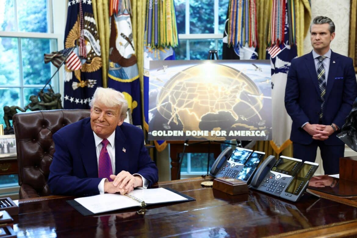 Trump presents plans for the anti -mile defense shield 'Golden Dome' that could cost tens of billions

