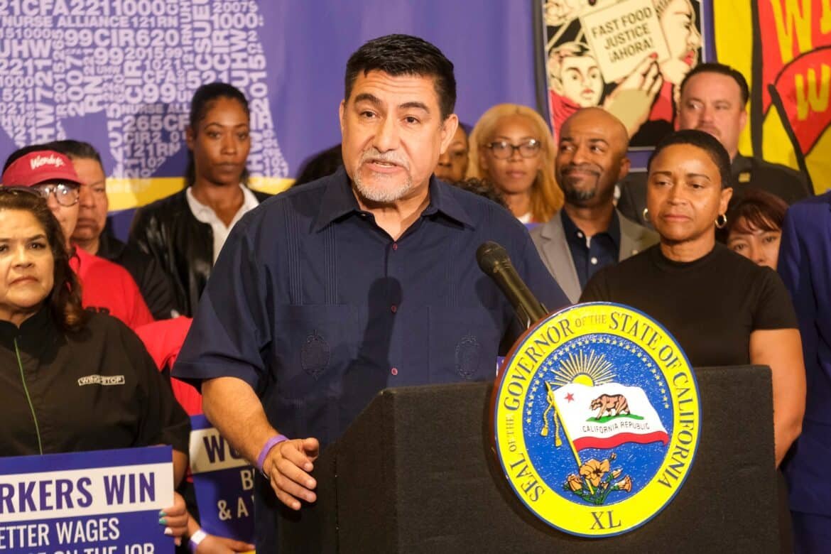 Who is David Huerta, the arrested union leader while protesting in Los Angeles?

