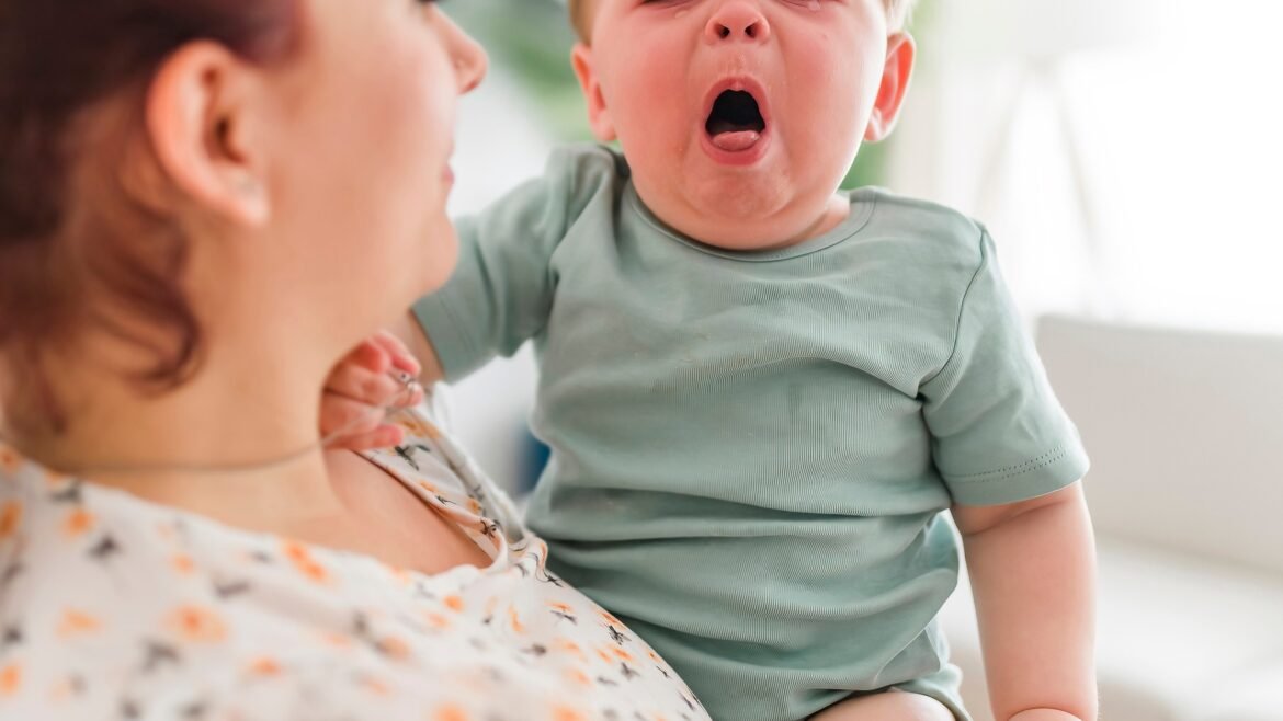 PHOTO: A baby coughs in an undated file photograph. 